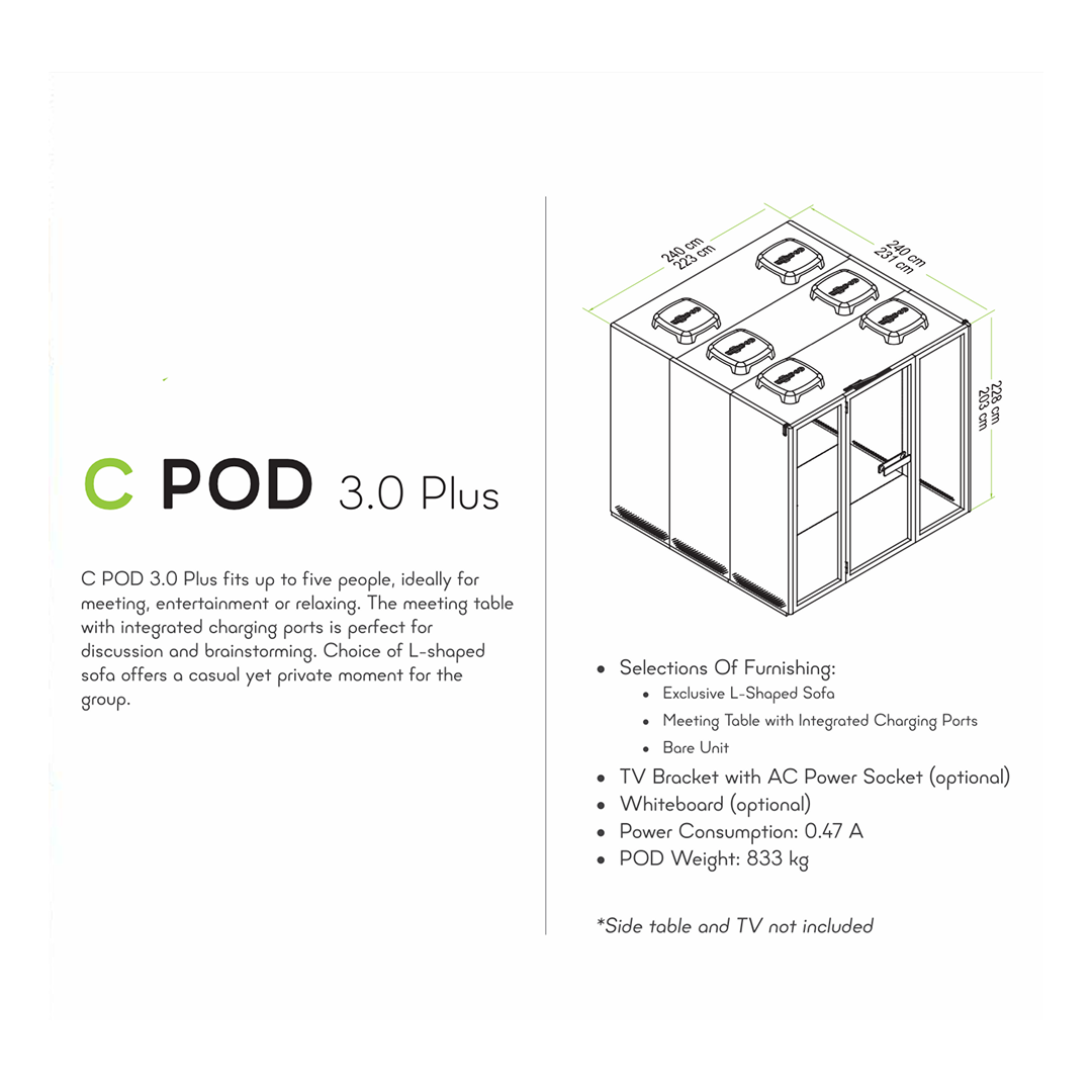 C POD 3.0 SOFA ISOMETRIC